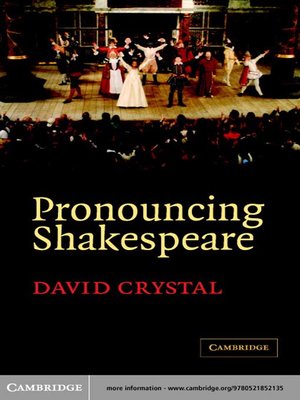 cover image of Pronouncing Shakespeare